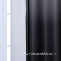 Black Ombre Curtains with Rod Pocket